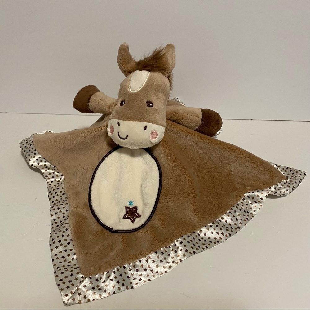 Douglas Baby Horse Security Blanket Lovey Brown Pony Soft Cuddle Toy Lovie